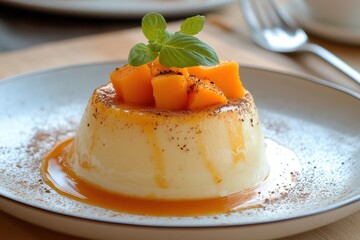 Sticker - Sweet potato mont blanc on top of Japanese pudding