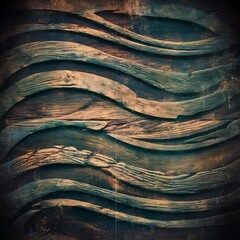 Poster - Grunge wood texture background