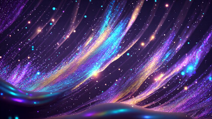 Wall Mural - Iridescent Glimmers in a Shifting Aura background 3d wallpaper