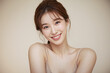 © Lull - Happy asian woman. Beautiful Asian woman with a warm smile, showcasing beauty and positivity. Perfect for cosmetics, lifestyle, and wellness brands.