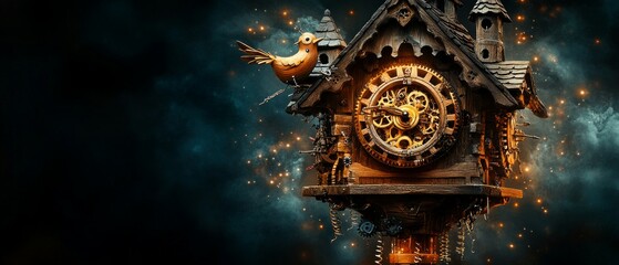 Poster - Mechanical Dreams, Cuckoo clock