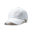 © BARETH - White classical cap design blank hat design for mock up baseball hat isolated in white background