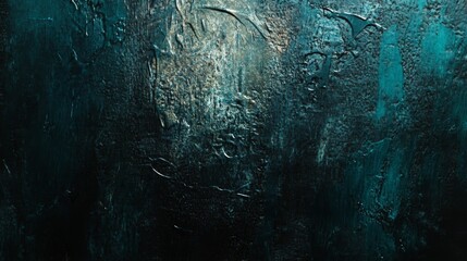 Leinwandbilder - Close-up of a textured abstract background with dark, moody tones and intricate patterns, adding depth and complexity to the visual composition.