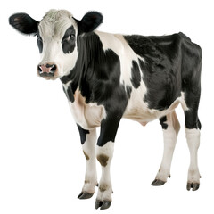 cow isolated on white