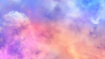 Wall Mural - galaxy pastel watercolour texture background