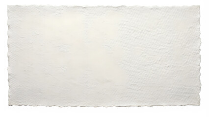 Wall Mural - blank textured paper sheet on a white background, cut out transparent