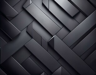 Wall Mural - a sophisticated background in charcoal gray with abstract geometric designs