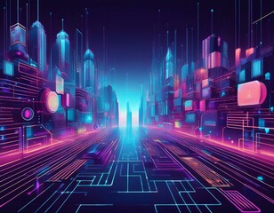Wall Mural - exploring the future web3 - embracing blockchain technology & decentralized networks in the next gen