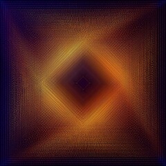 Wall Mural - contemporary abstract square design with halftone pattern - futuristic concept background