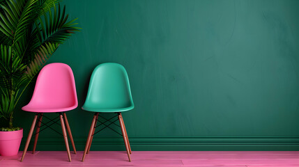 Wall Mural - Join Our Team Concept Image With Chairs Welcome