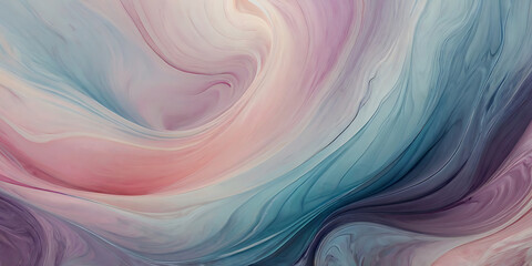 Abstract Background With Waves, 3D Abstract Background, pastel colors