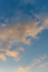 Wall Mural - the sky is blue with a few clouds scattered throughout