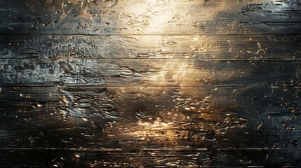 Wall Mural - Textured surface illuminated by warm light, creating an abstract and artistic atmospheric effect for creative projects.