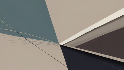 Wall Mural - minimalist modern art