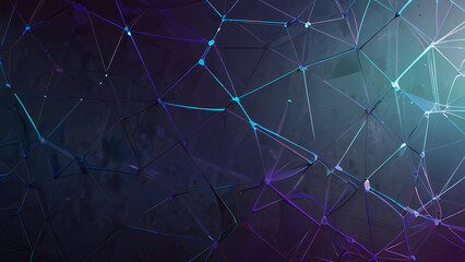 abstract spider web background with chaotic, overlapping strands that form geometric patterns