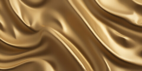 golden silk textured background,  luxurious silk fabric texture, metallic