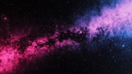 Wall Mural - A deep space gradient background fading from dark blue to rich purple with subtle starlike speckles evoking the vastness of outer space and a sense of mystery