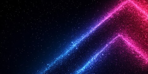 Wall Mural - A deep space gradient background fading from dark blue to rich purple with subtle starlike speckles evoking the vastness of outer space and a sense of mystery