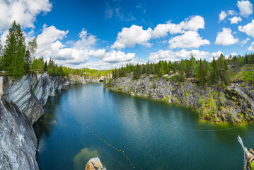 Wall Mural - Ruskeala Marble Canyon