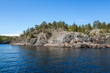 Wall Mural - The coast of Lake Ladoga