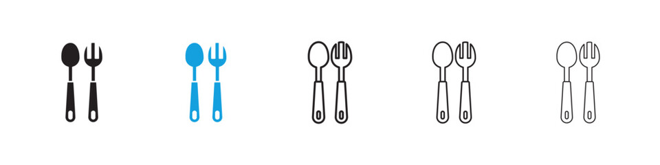 Spoon and fork icon