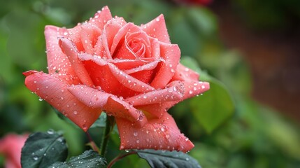 Sticker - A Dew-Kissed Rose