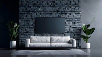 Canvas Print - modern living room