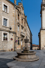 Cathedral square of Santa María, old cathedral, Vitoria Gasteiz, Spain