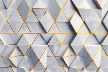 Canvas Print - Close-up view of a wall featuring multiple shapes and designs