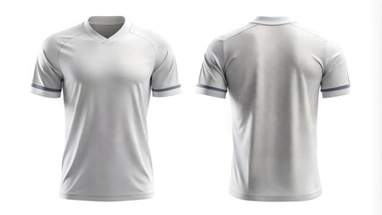 soccer football jersey for mockup isolated on. white