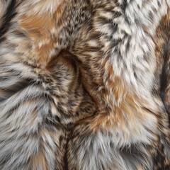 Soft and luxurious fur background featuring a mix of rich browns and creams. This unique texture adds warmth and elegance to any design or decor setting