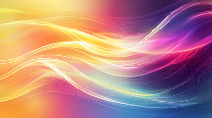 Wall Mural - vibrant energy waves abstract background
