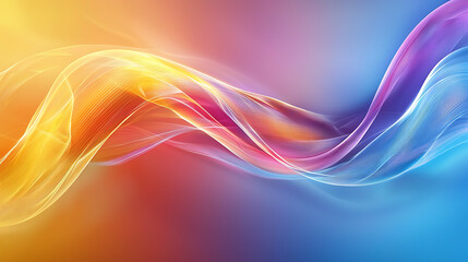 Wall Mural - vibrant energy waves abstract background