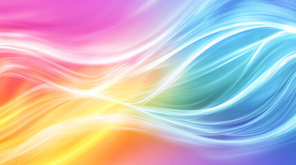 Wall Mural - colorful light waves abstract background