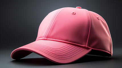 pink cap photo generative ai