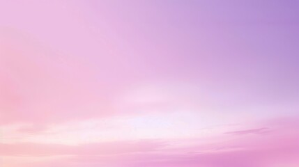 Poster - Pastel Sky with Soft Clouds