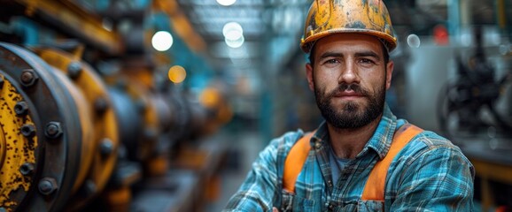 A man in a hard hat and safety vest is smiling for the camera