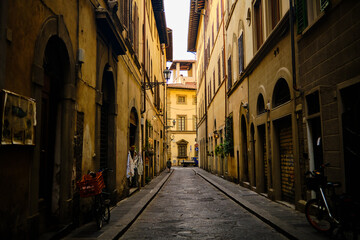 Streets of Florence at summer