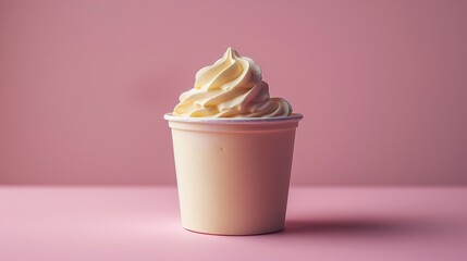 Vanilla Frozen Yogurt in a Cup