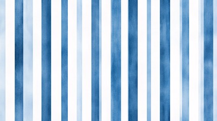 Azure Lines: Seamless pattern of vertical stripes in shades of blue and white, reminiscent of classic shirting or beachy decor. 