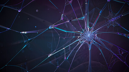 abstract spider web background with chaotic, overlapping strands that form geometric patterns