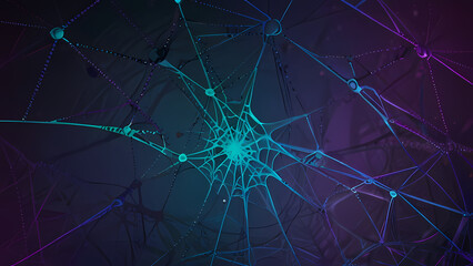 abstract spider web background with chaotic, overlapping strands that form geometric patterns