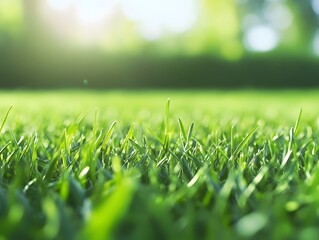 Wall Mural - Close-up of Grass Blades