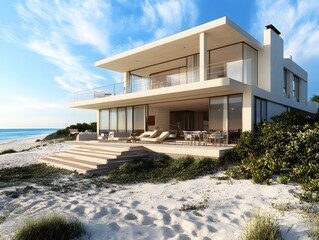 Wall Mural - Modern Beach House