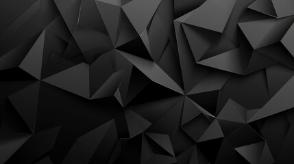 Wall Mural - Abstract Black and White Geometric Pattern