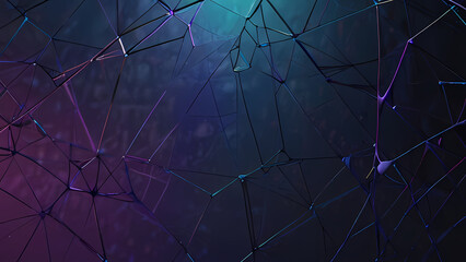 abstract spider web background with chaotic, overlapping strands that form geometric patterns