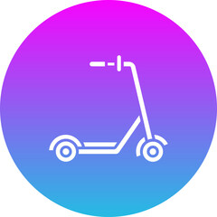 Poster - Kick Scooter Icon