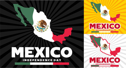 Wall Mural - Happy Mexican Independence Day to all Mexicans