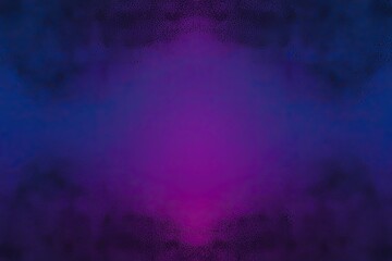 Wall Mural - Dark Blue Purple Glowing Gradient Background with Grainy Texture and Black Noise