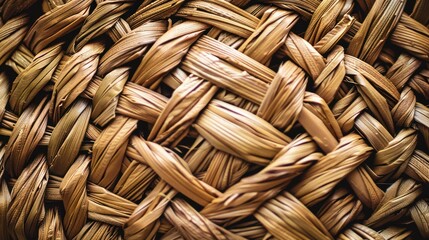 Wall Mural - Wicker Basket Texture